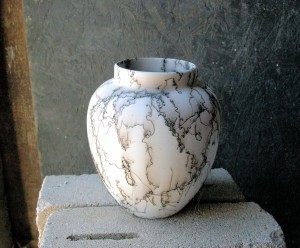 Horse Hair Vase or Jar