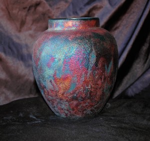 Raku Vase or Jar