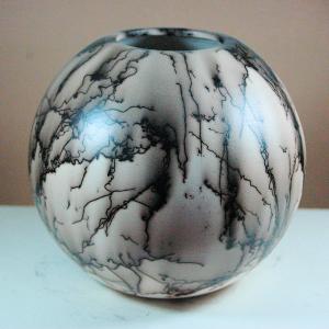 Small Horse Hair Ball Vase