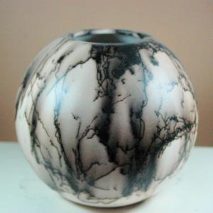 Small Horse Hair Ball Vase