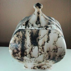 Horse Hair Pagoda Jar