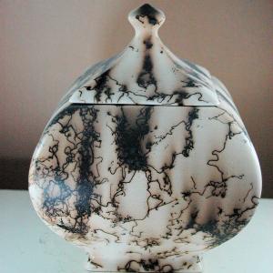 Horse Hair Pagoda Jar