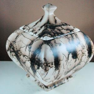 Horse Hair Pagoda Jar